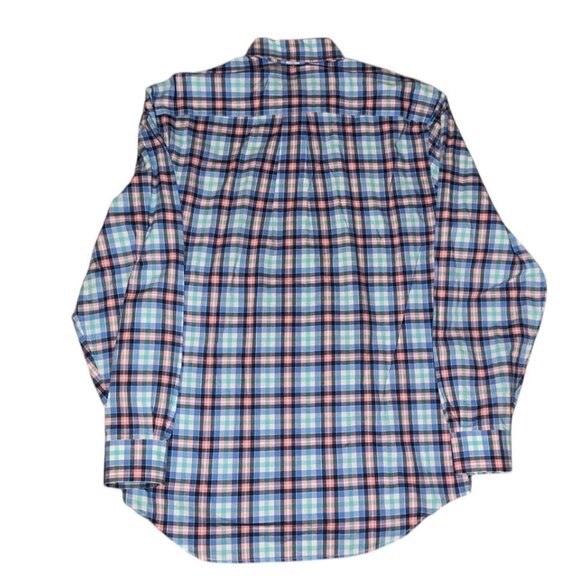 Vineyard vines Murray shirt Blue and black plaid button-up shirt - Picture 2 of 2